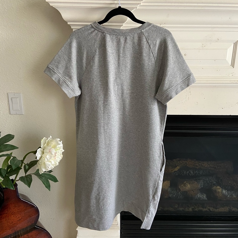 Gloria Vanderbilt Life Worx Lace Tie Dress Gray - Picture 3 of 4